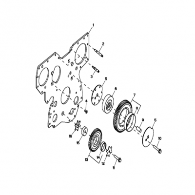Group 36: Front Plate & Crankshaft Upper Idler Gears,  第36組：前板&曲軸上惰輪，“GM93289,”“GM93285,”“GM91650,”“GM85414,”“GM85412,”“GM8541