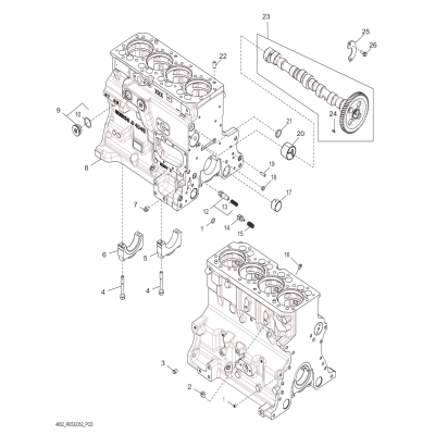 Group 46: Cylinder Block, continued  第46組：氣缸體，“GM93289,”“GM93285,”“GM91650,”“GM85414,”“GM85412,”“GM85410,”“GM51613,”