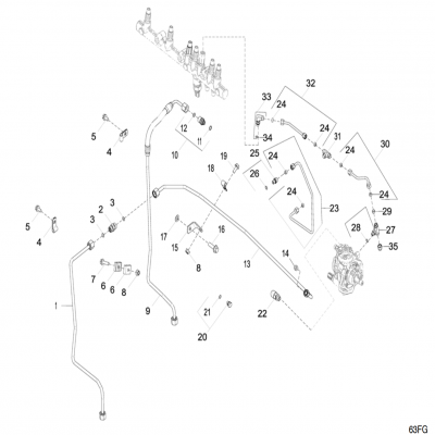 Group 63: Low Pressure Fuel Line, continued  第63組：低壓燃油管路，&amp;amp;amp;amp;ldquo;GM93289,&amp;amp;amp;amp;rdquo;&amp;amp;amp;amp;ldquo;GM93285,&amp;amp;amp;amp;rdquo;&amp;amp;amp;am