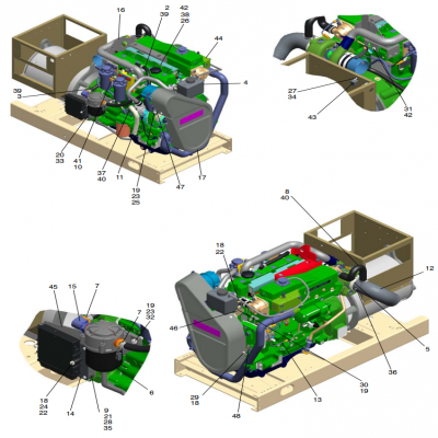 Engine, continued  發(fā)動(dòng)機(jī)，&ldquo;GM93289,&rdquo;&ldquo;GM93285,&rdquo;&ldquo;GM91650,&rdquo;&ldquo;GM85414,&rdquo;&ldquo;GM85412,&rdquo;&ldquo;GM85410,&rdq